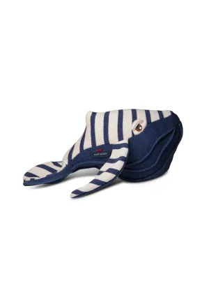Doudou baleine -  rayures iconiques (ECRU/MARINE)