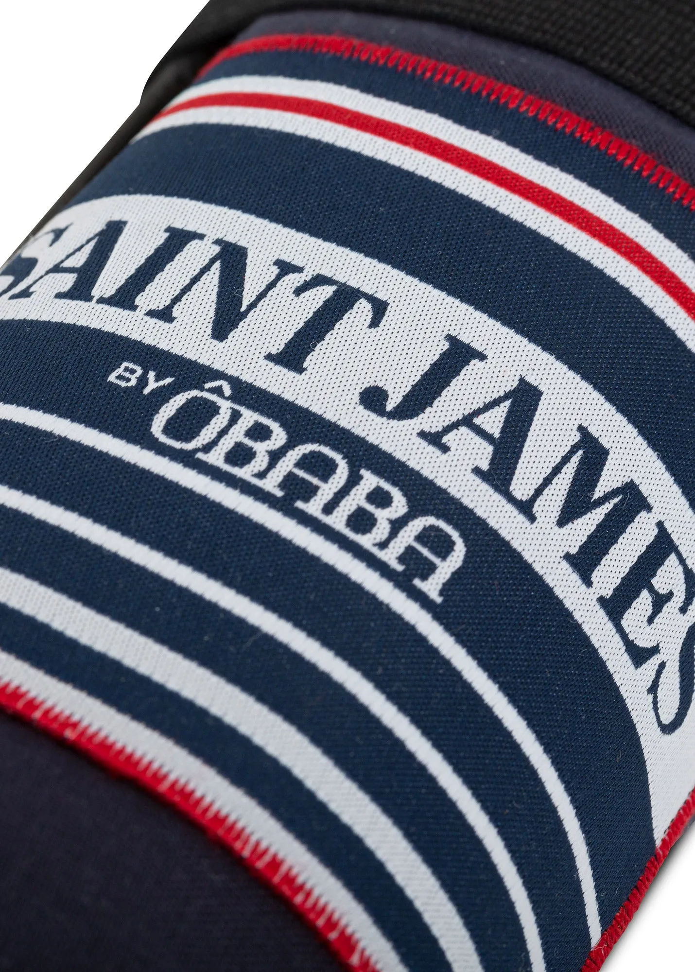 Drap de plage XXL en voile de coton lger - SAINT JAMES x BABA (Marine)