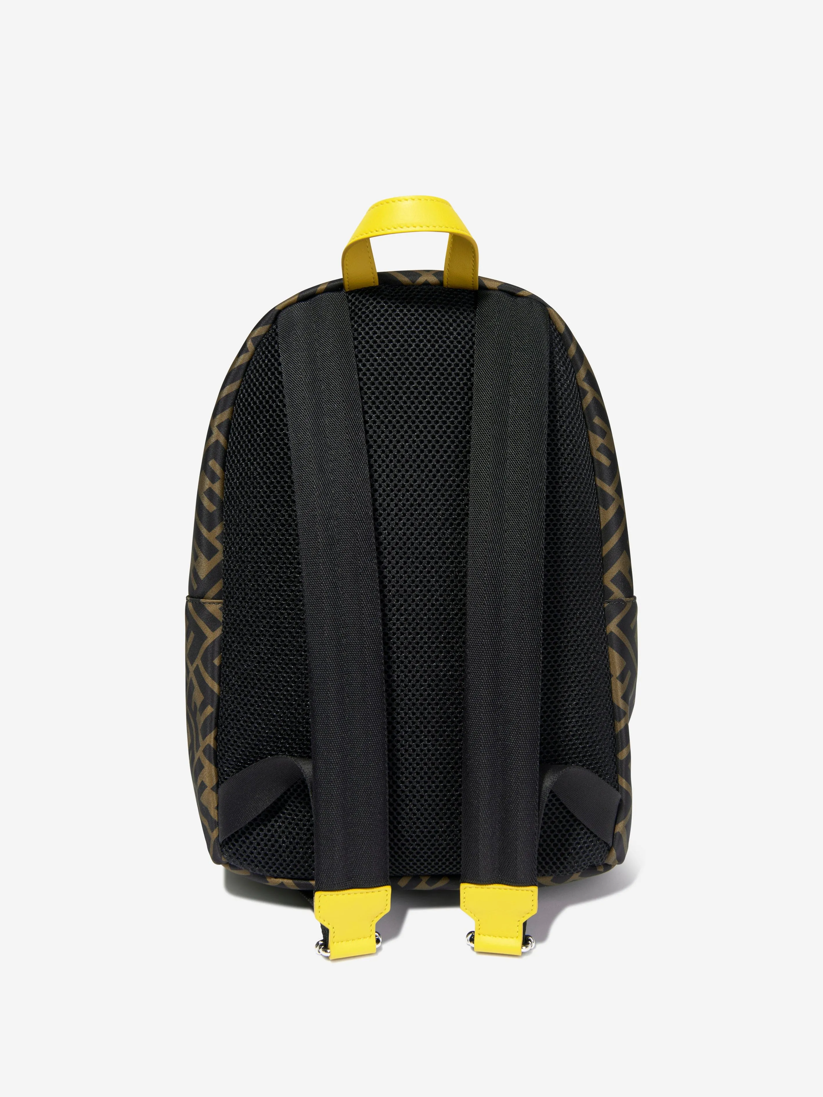 Fendi Kids FF Logo Backpack in Brown (33cm)