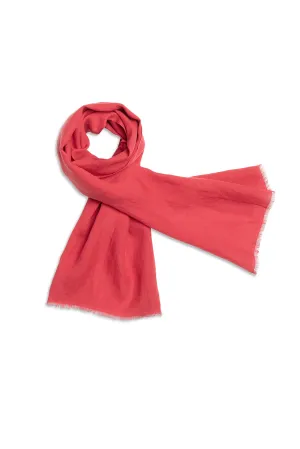 Foulard en lin - fabriqu en France (ROUGE)