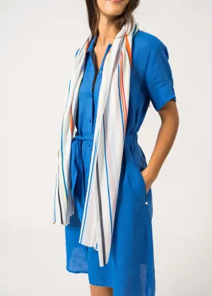 Foulard ray Transat - en coton (RAYURE GRAPHIC)