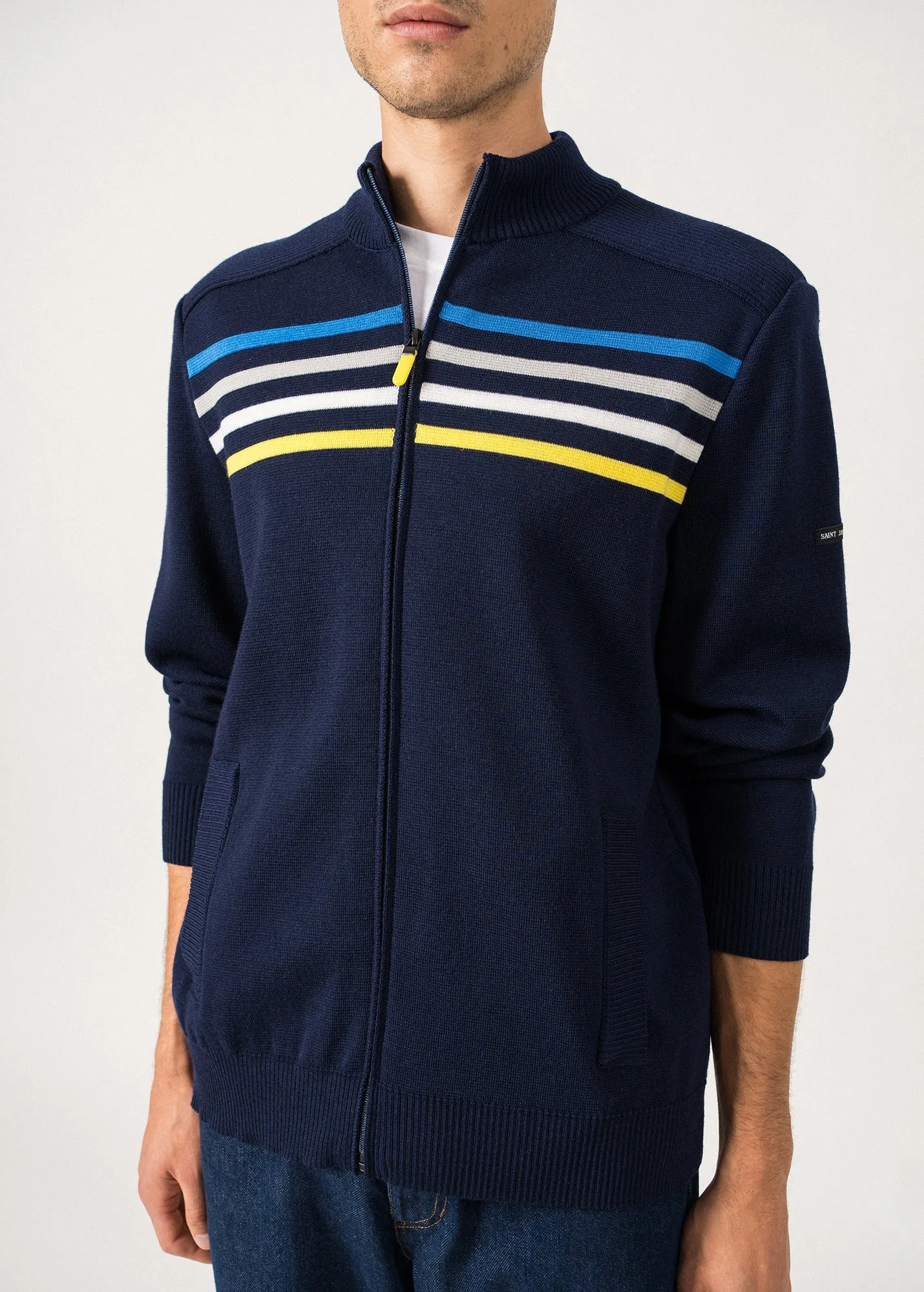Gilet zipp Bandol - en laine (INSIGNE/MULTICO CAP)