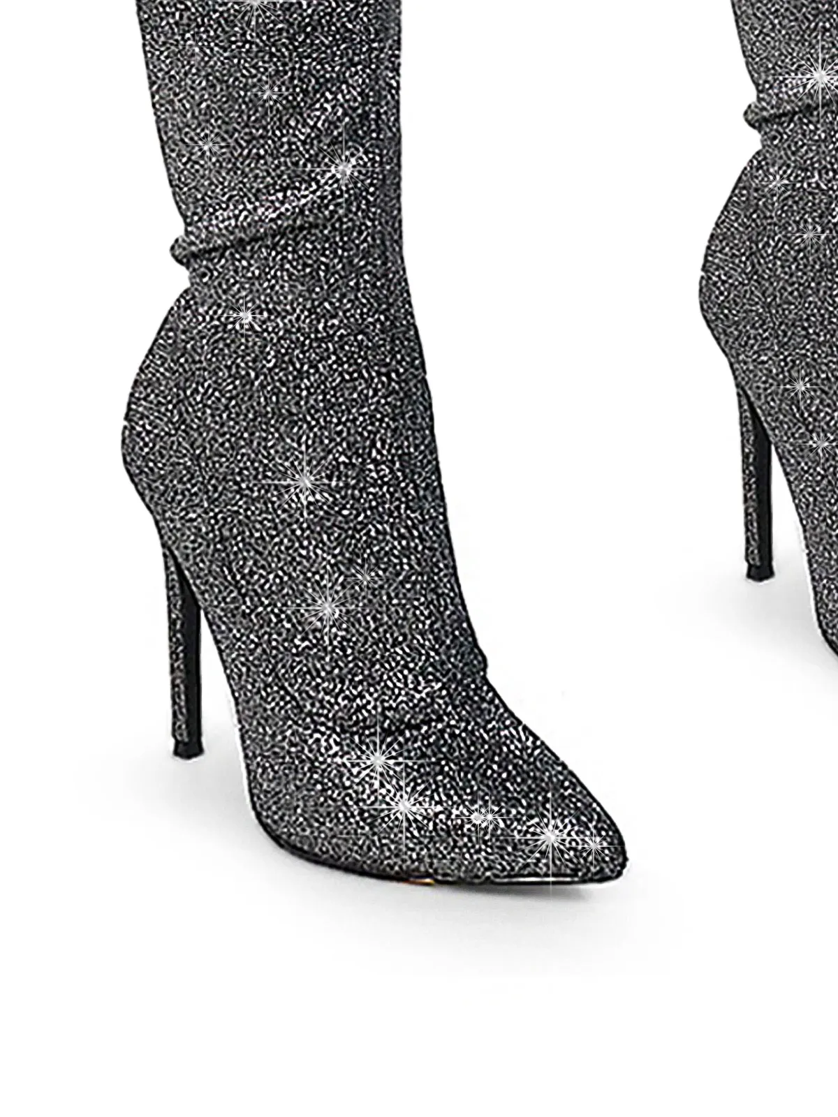 Gisele Stretchy Overknee Heeled Boots