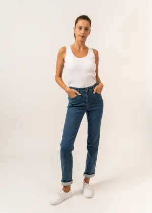 Jean droit Patricia - taille lastique (COOPER JEAN)