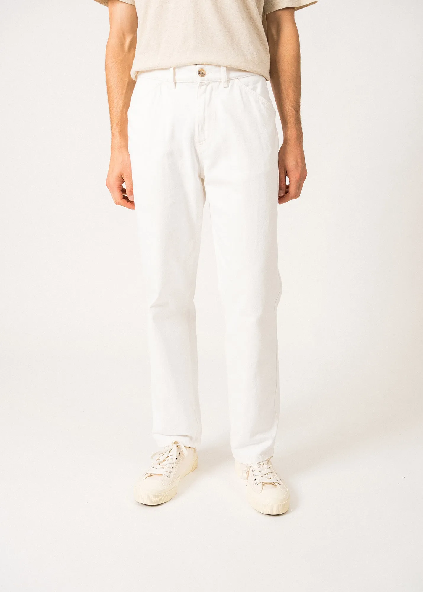 Jean style carpenter Axel - en denim de coton (CRAIE)