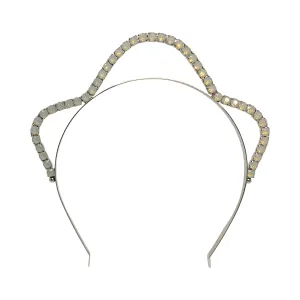 Josephine Tiara | Silver and Opal