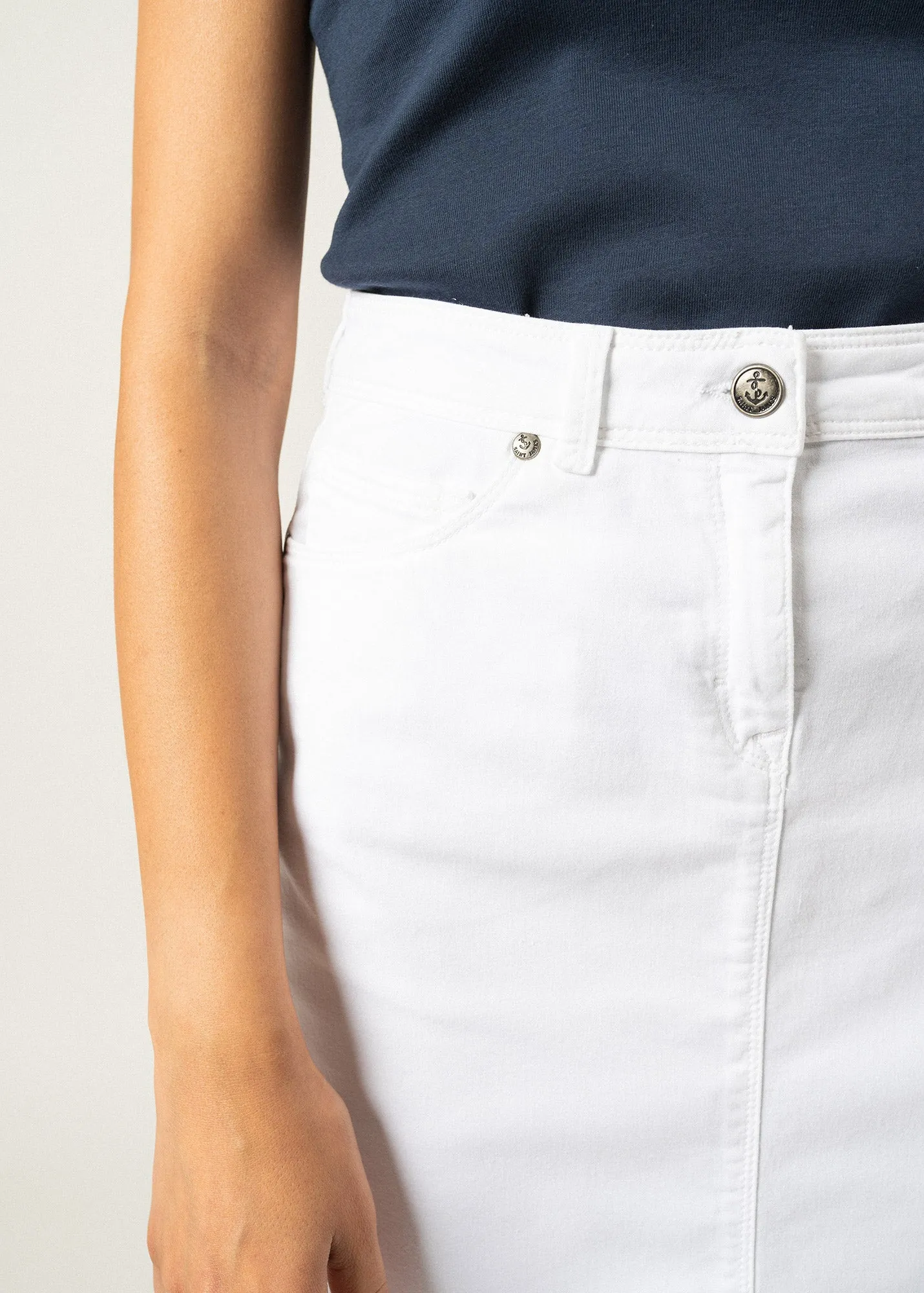 Jupe Elfy - en denim (BLANC)