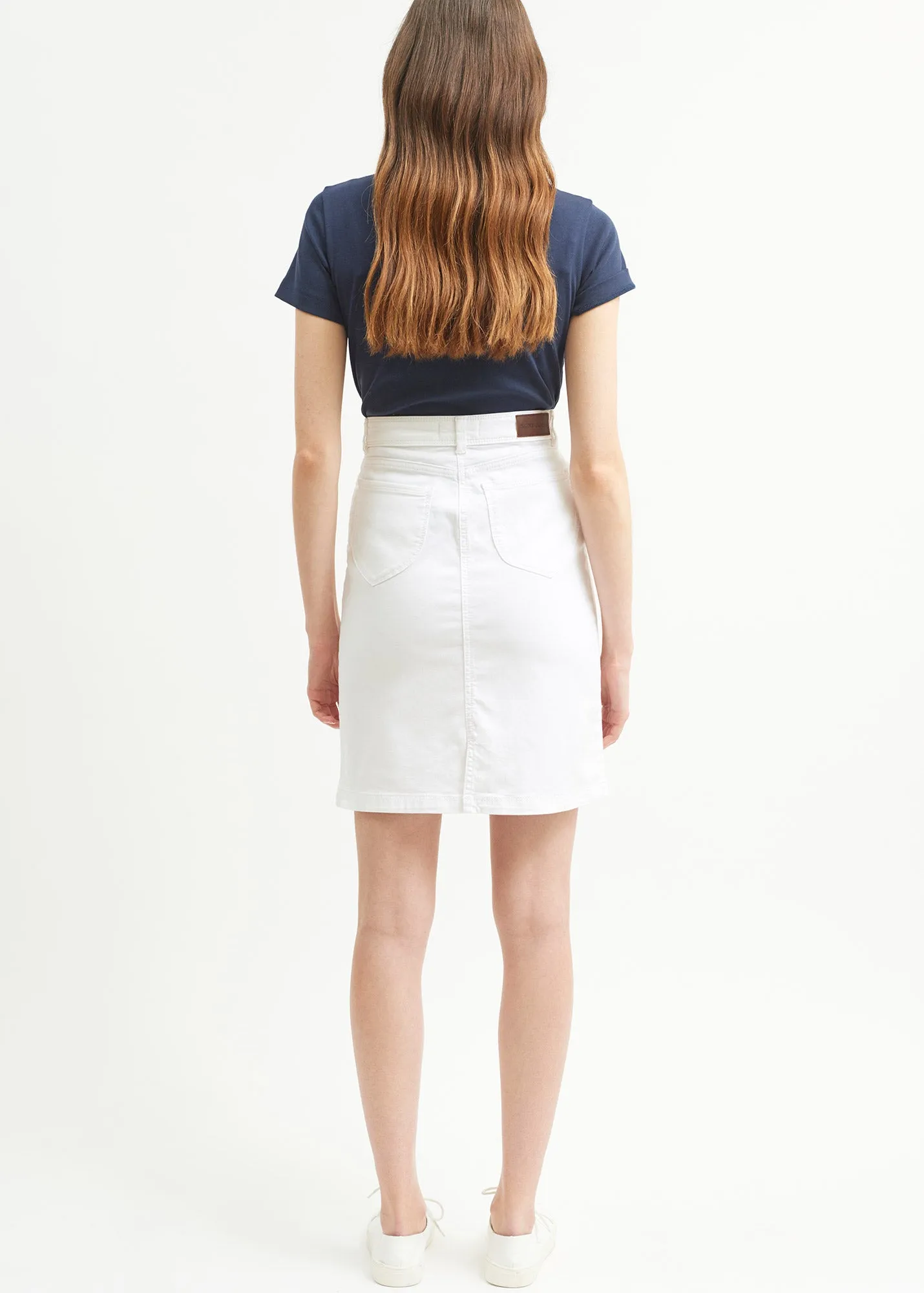 Jupe Elfy - en denim (BLANC)