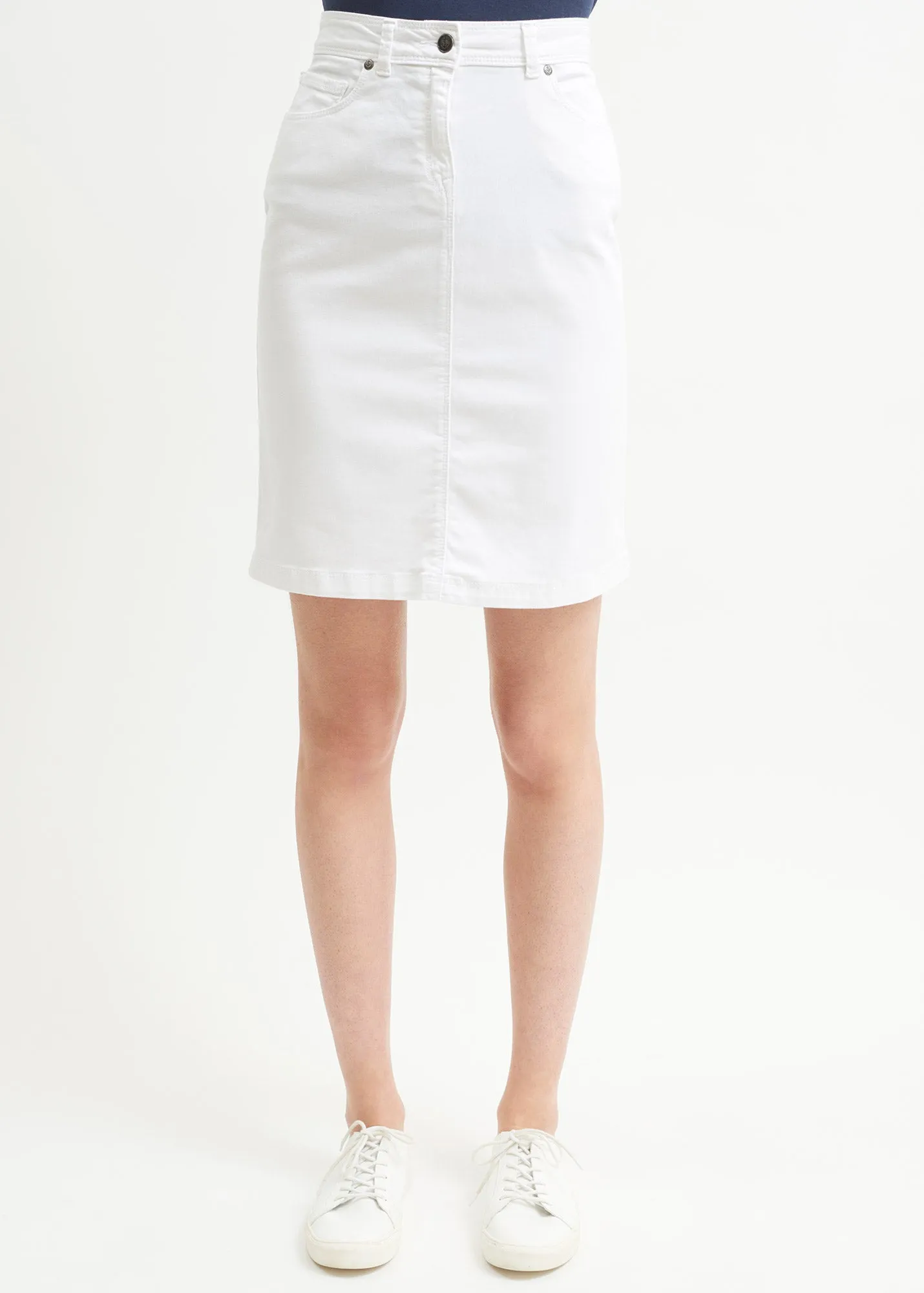 Jupe Elfy - en denim (BLANC)