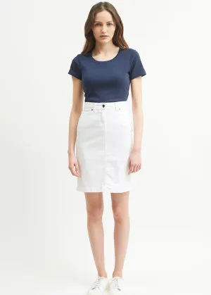 Jupe Elfy - en denim (BLANC)