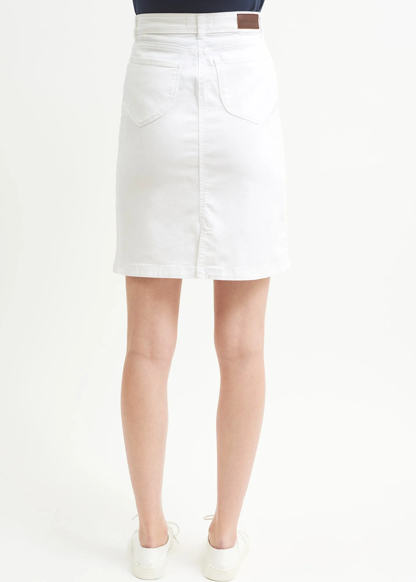 Jupe Elfy - en denim (BLANC)