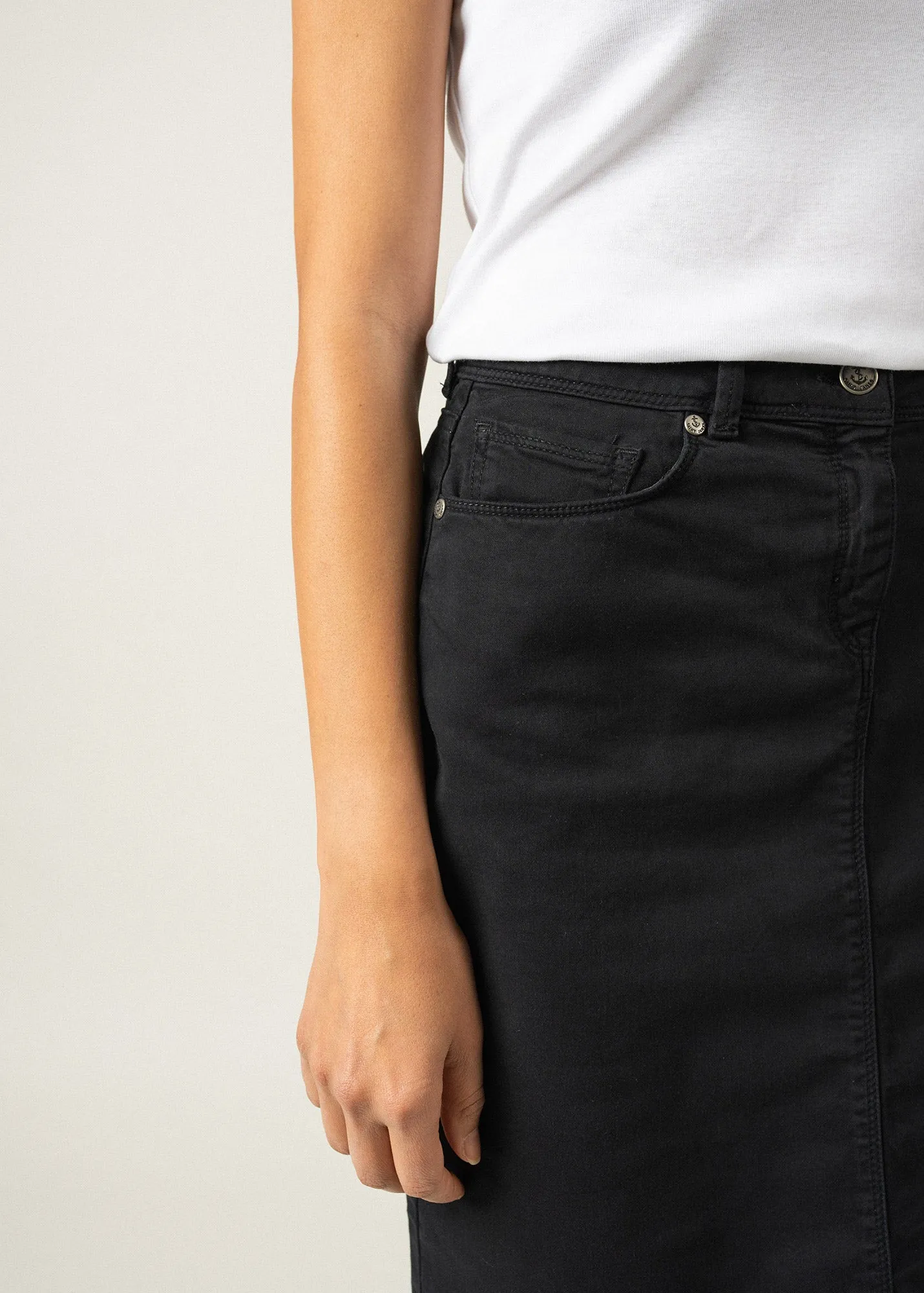 Jupe Elfy - en denim (NAVY)