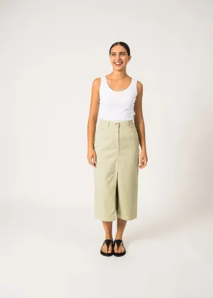 Jupe longue Julia - en coton (AMANDIER)