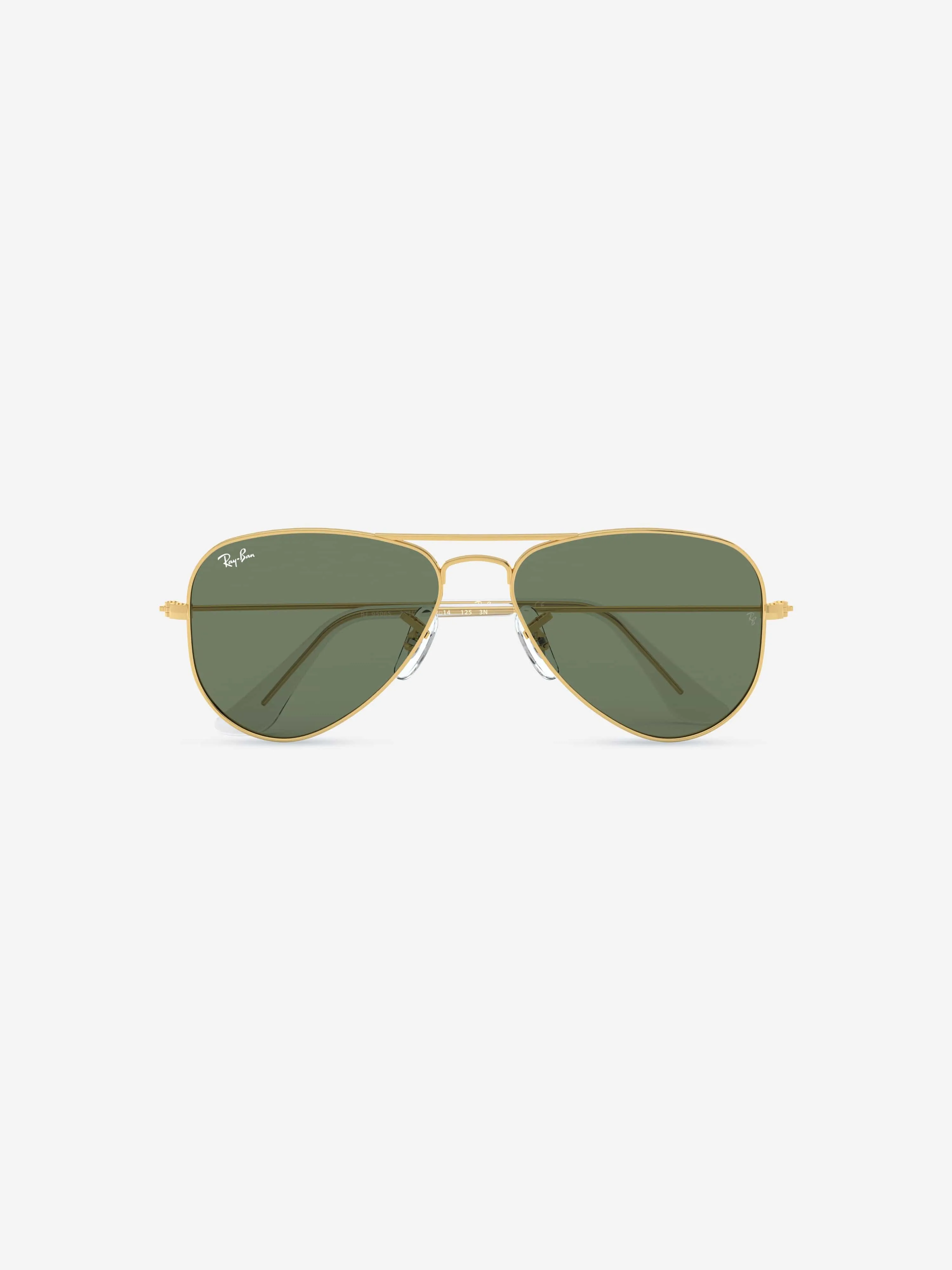 Kids Aviator Sunglasses in Gold