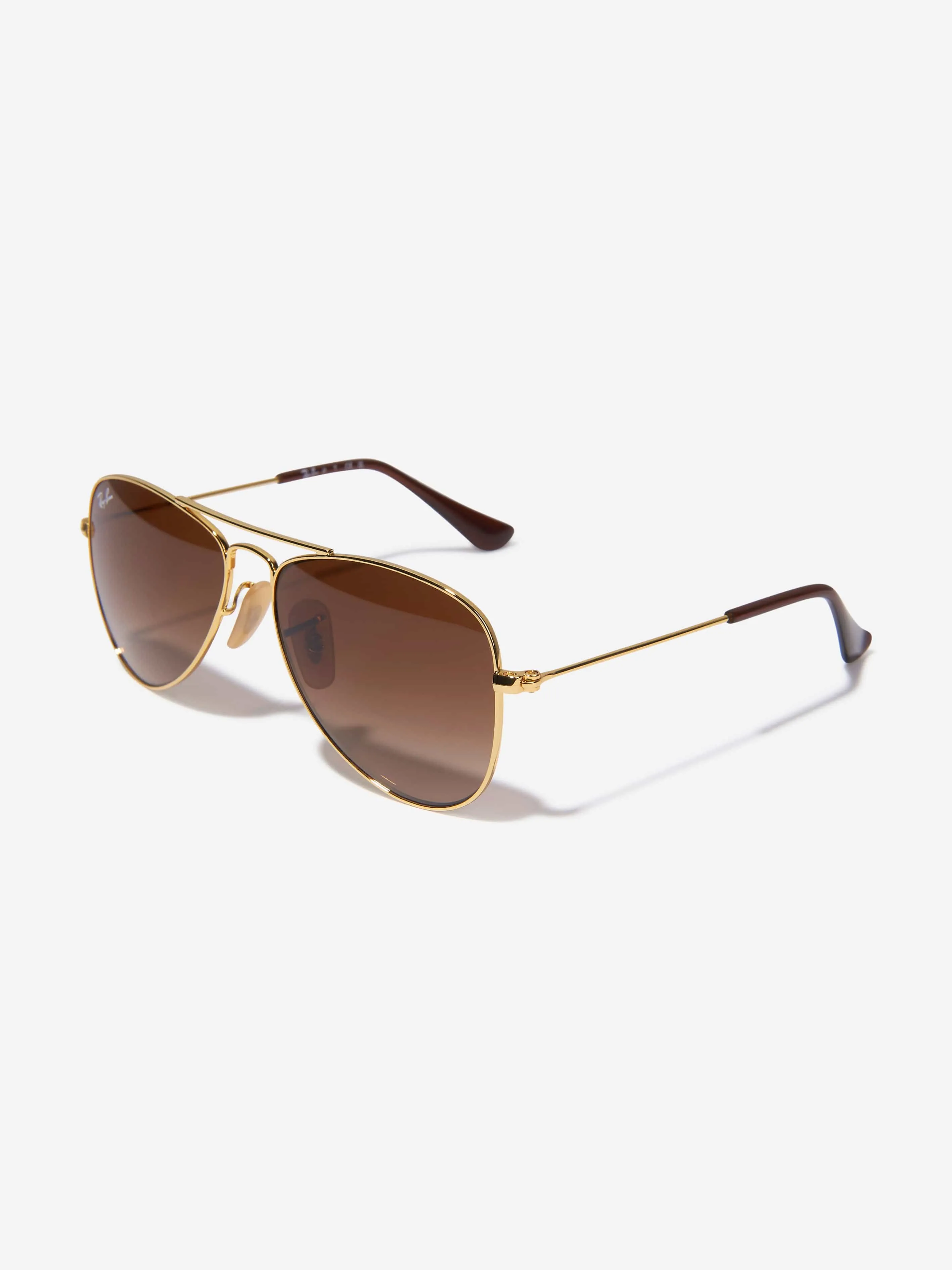 Kids Aviator Sunglasses in Gold