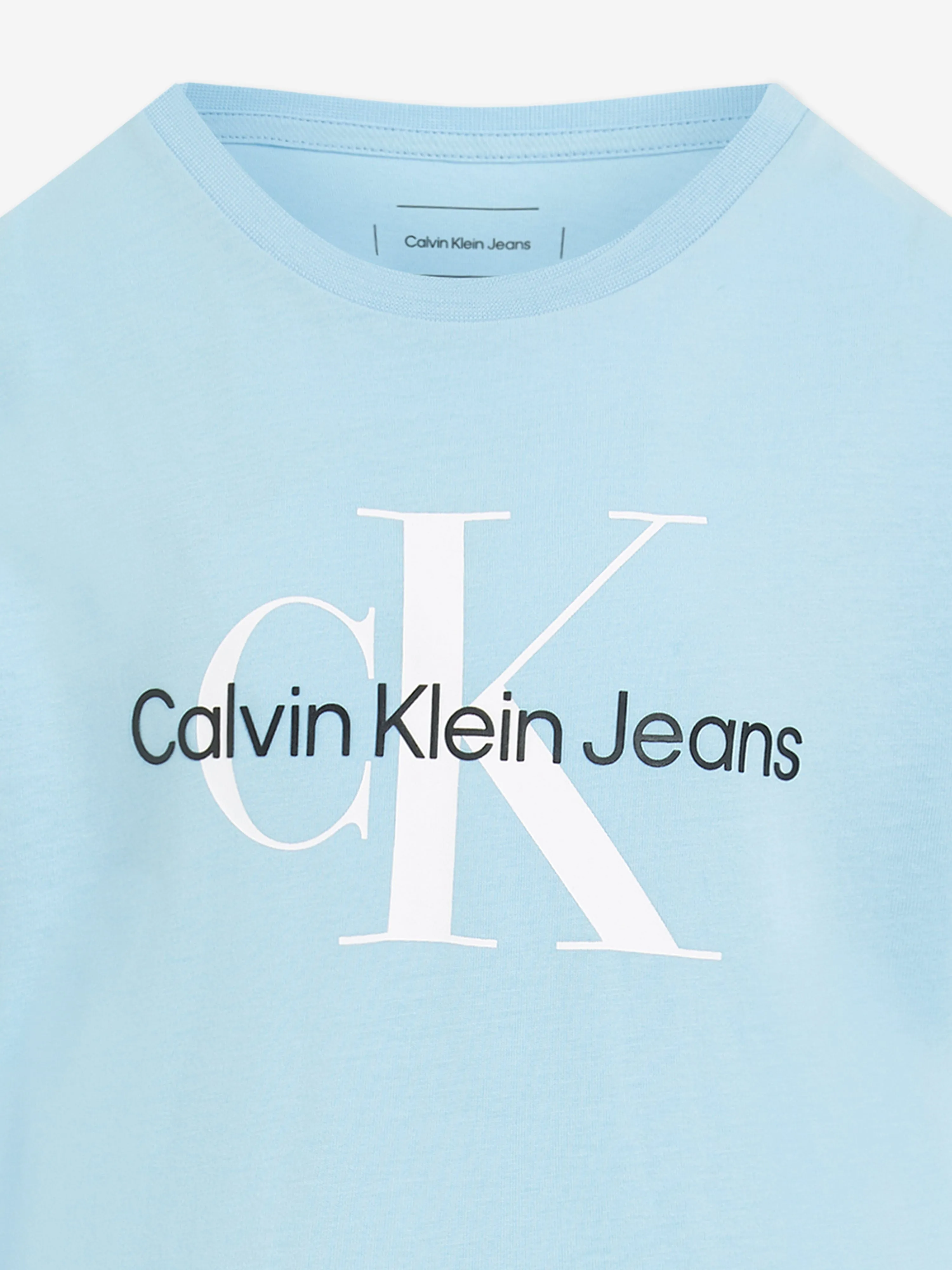 Kids CK Monogram T-Shirt in Blue