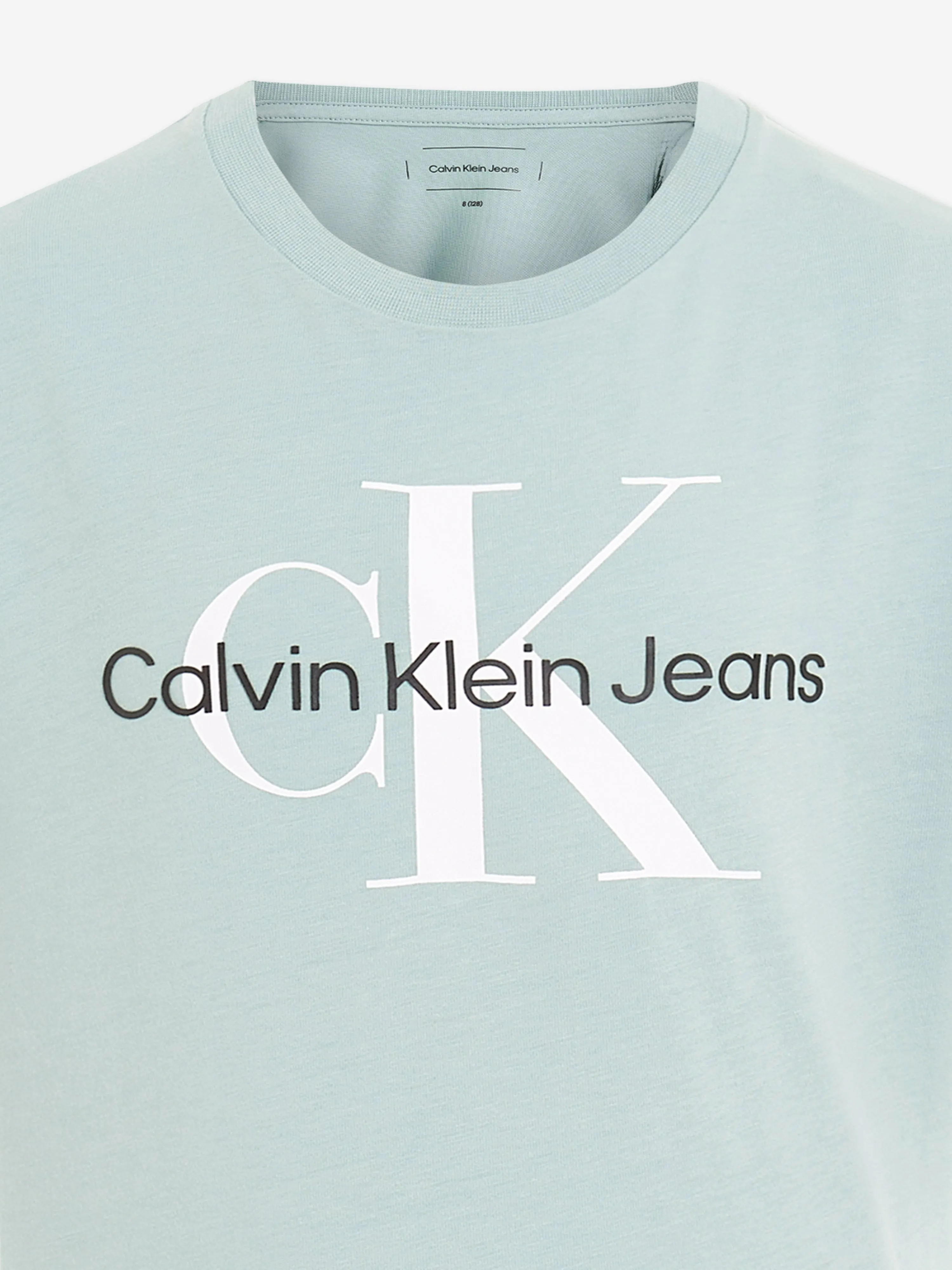 Kids CK Monogram T-Shirt in Green
