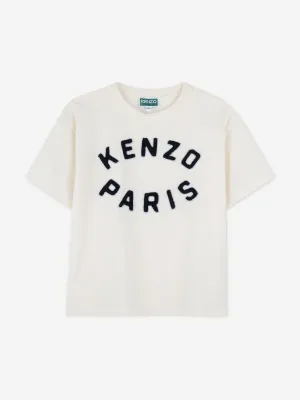 Kids Logo T-Shirt in Ivory