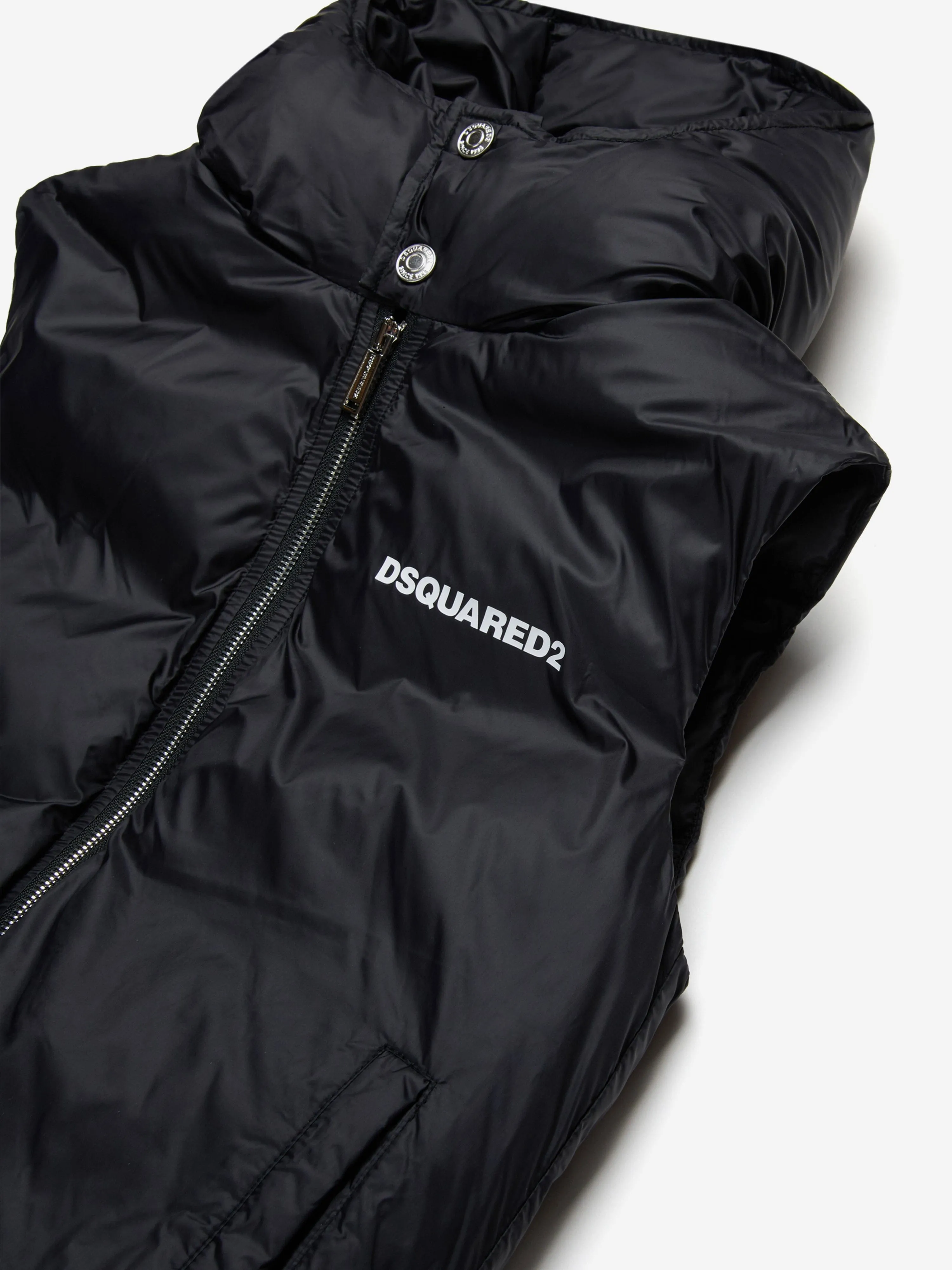Kids Padded Gilet in Black
