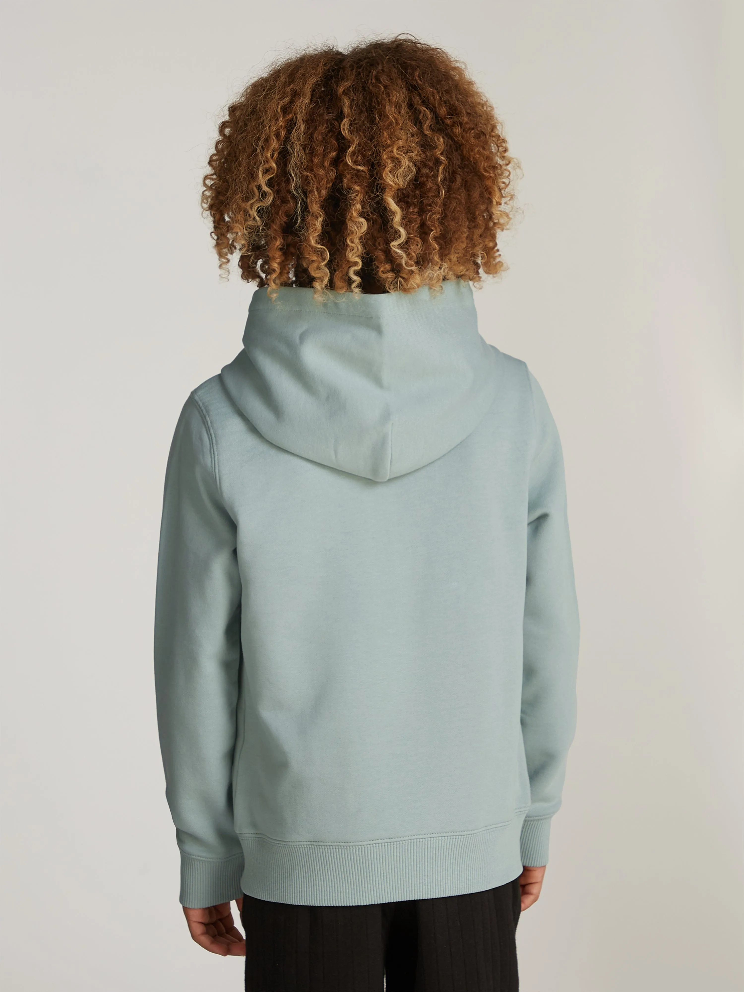 Kids Small Monogram Hoodie in Green