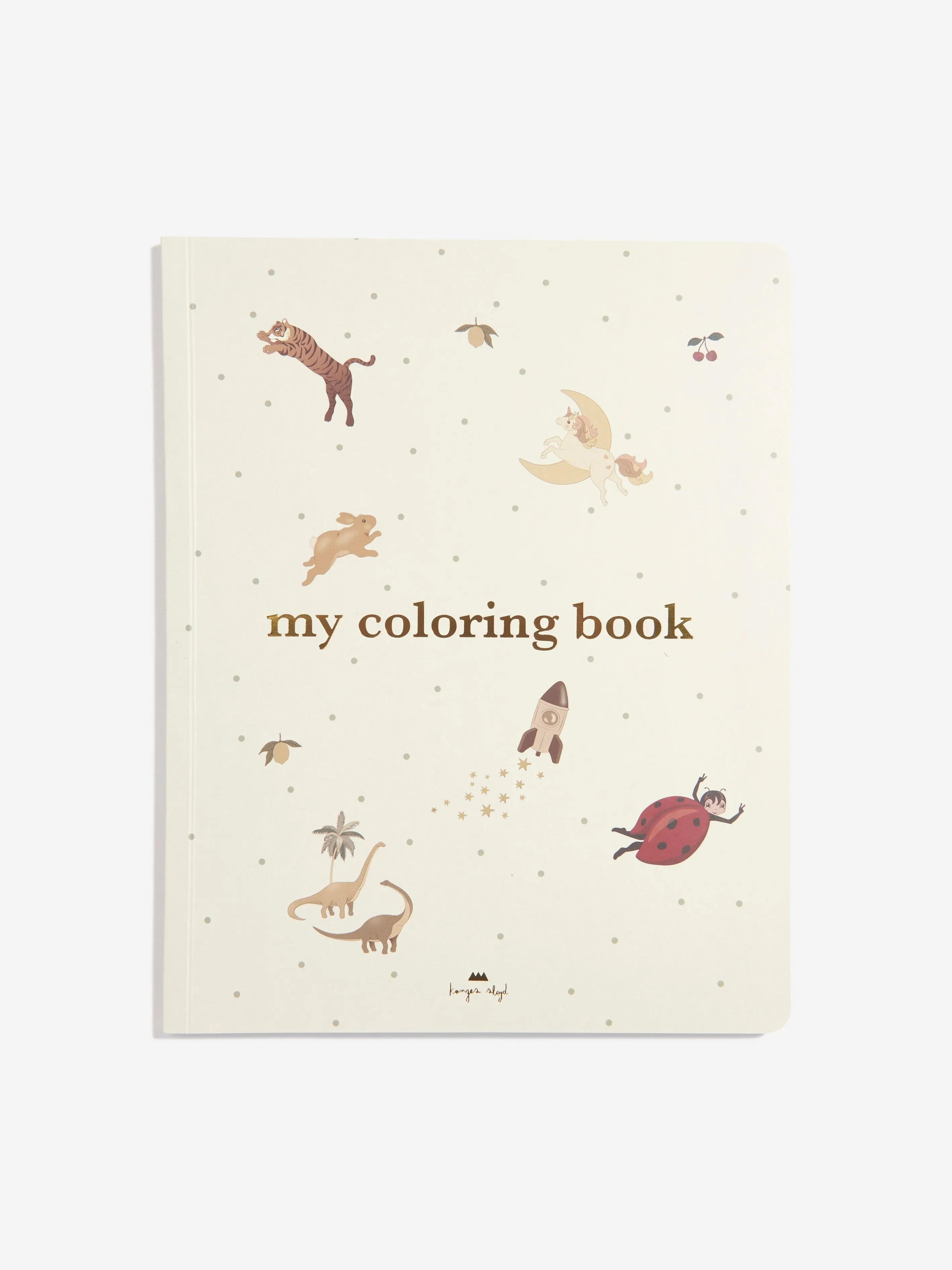 Konges Sljd Kids Colouring Book in Multicolour