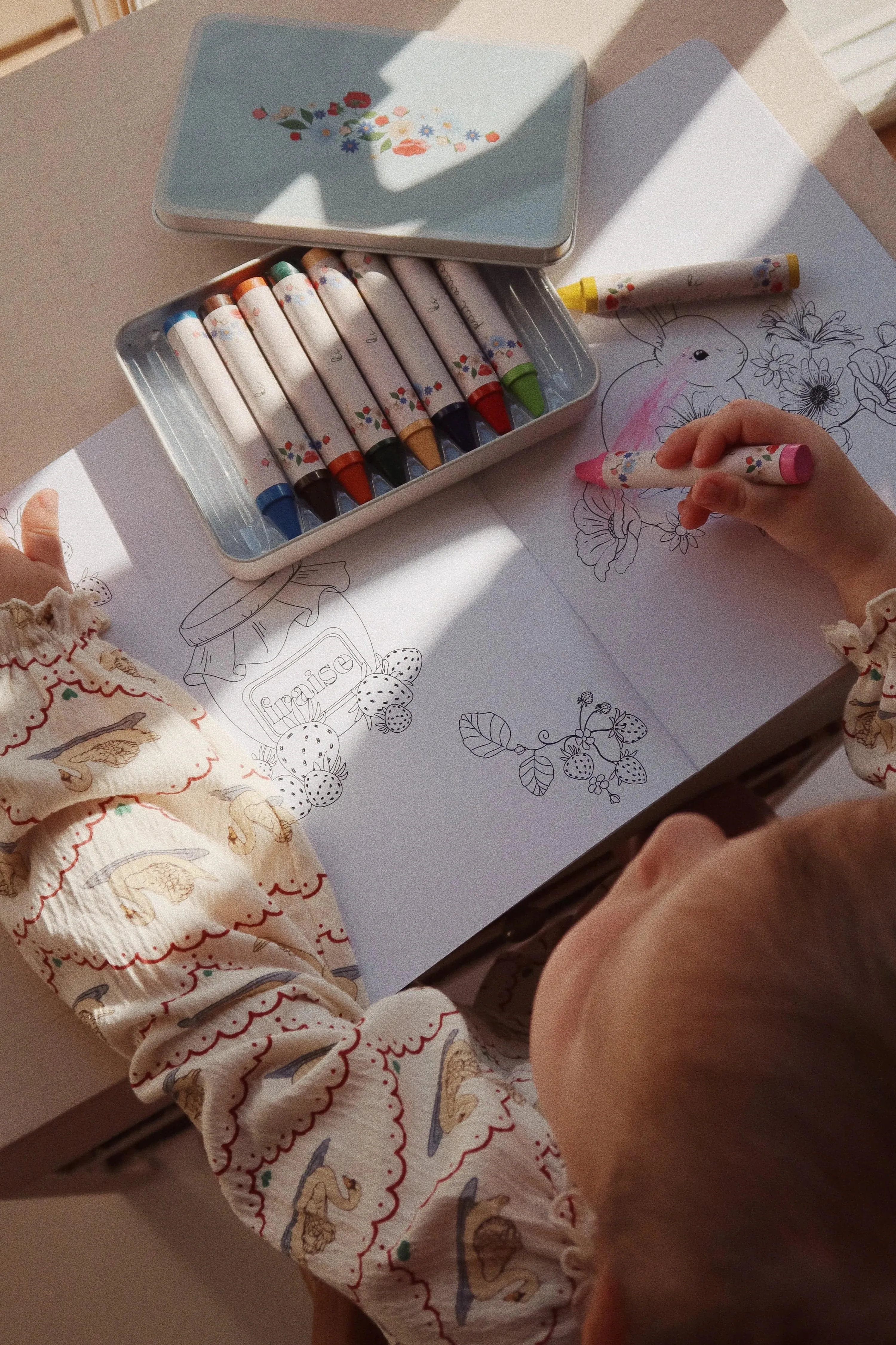 Konges Sljd Kids Colouring Book in Multicolour