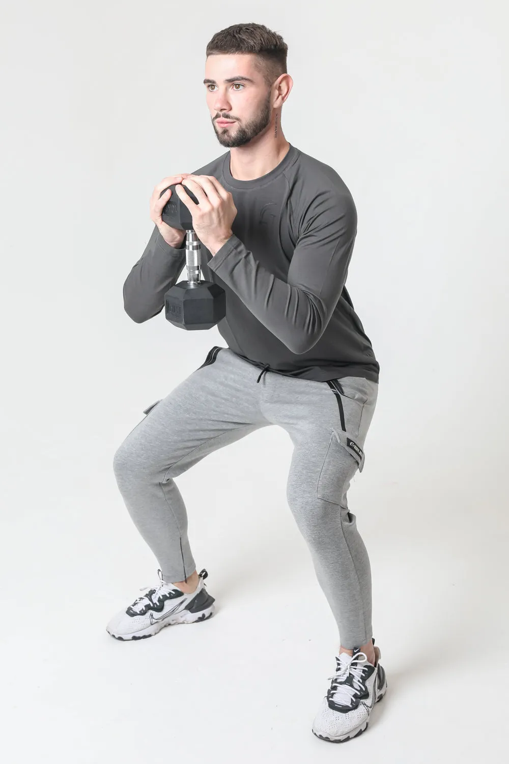 Kryjer X NTC Signature Full T-Shirt Grey