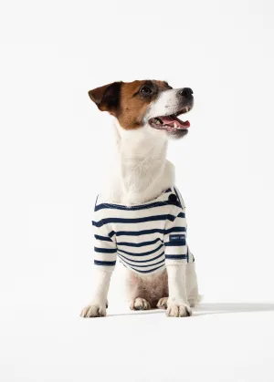 La Toutounire SAINT JAMES - marinire pour chien (ECRU/MARINE)