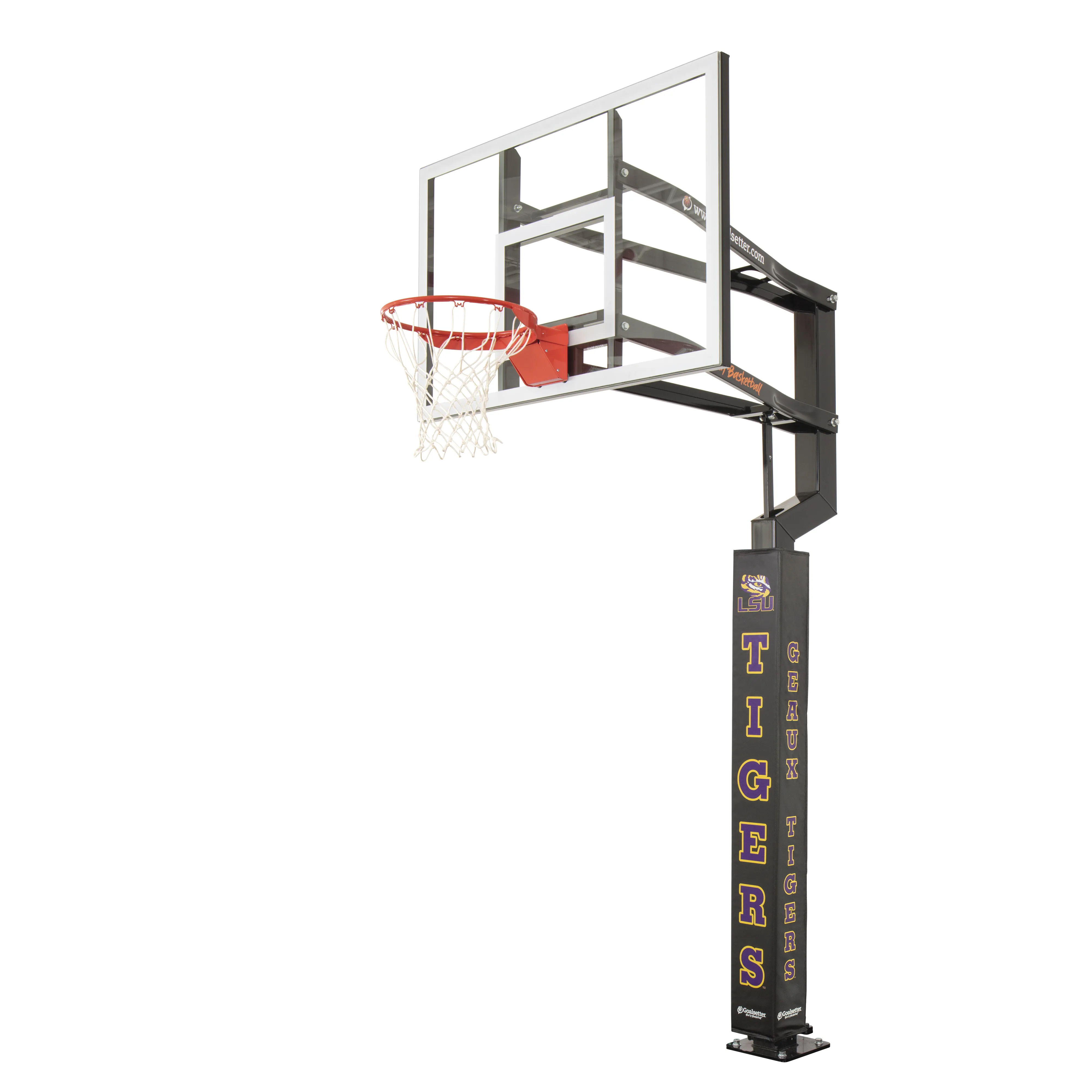 LSU Tigers Basketball Pole Pad Goalsetter