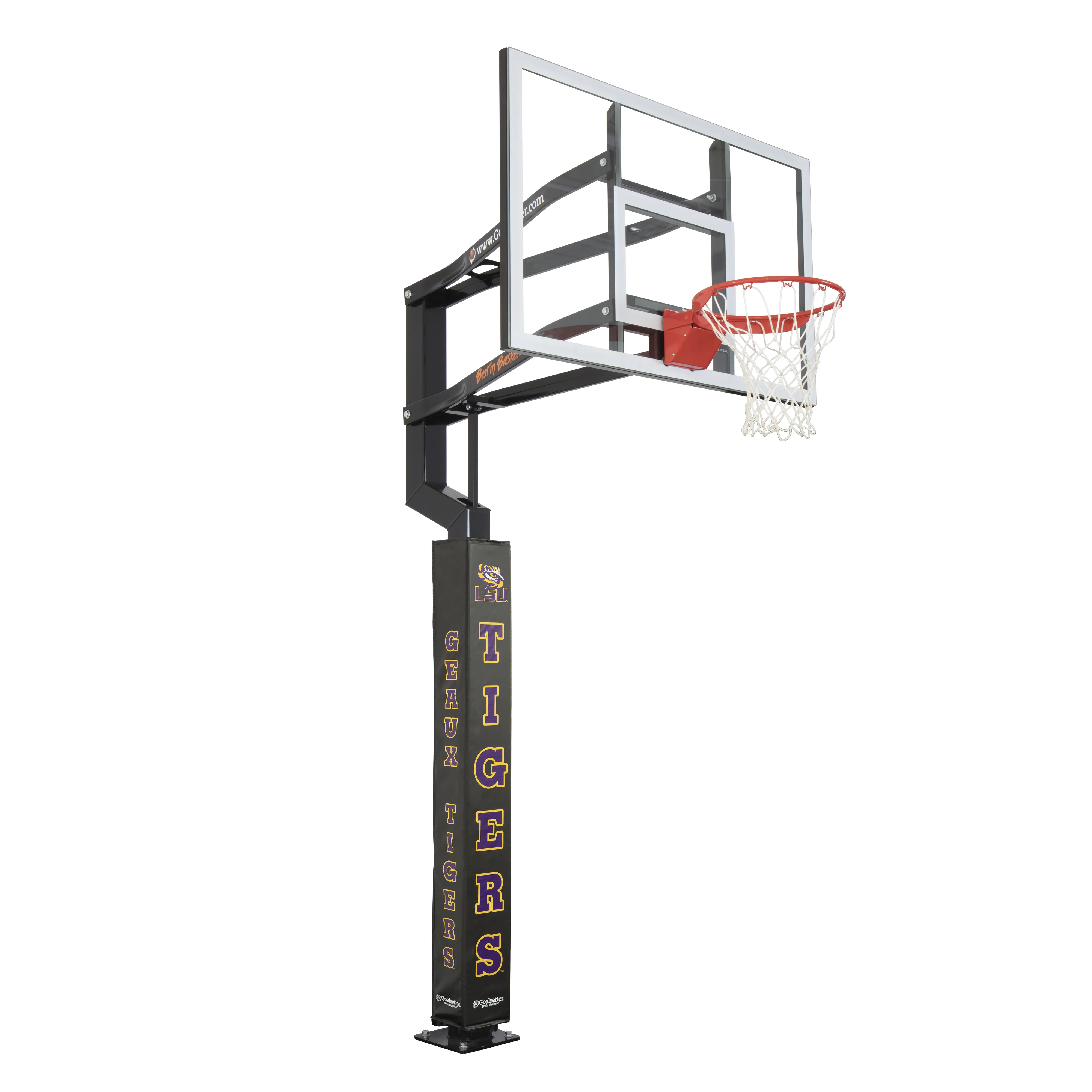 LSU Tigers Basketball Pole Pad Goalsetter