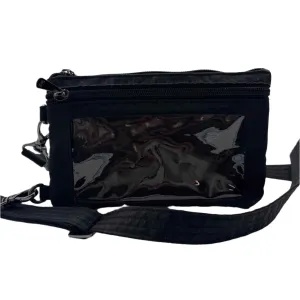 LUG Cross Quilted Crossbody w/Multi-Color Stitching