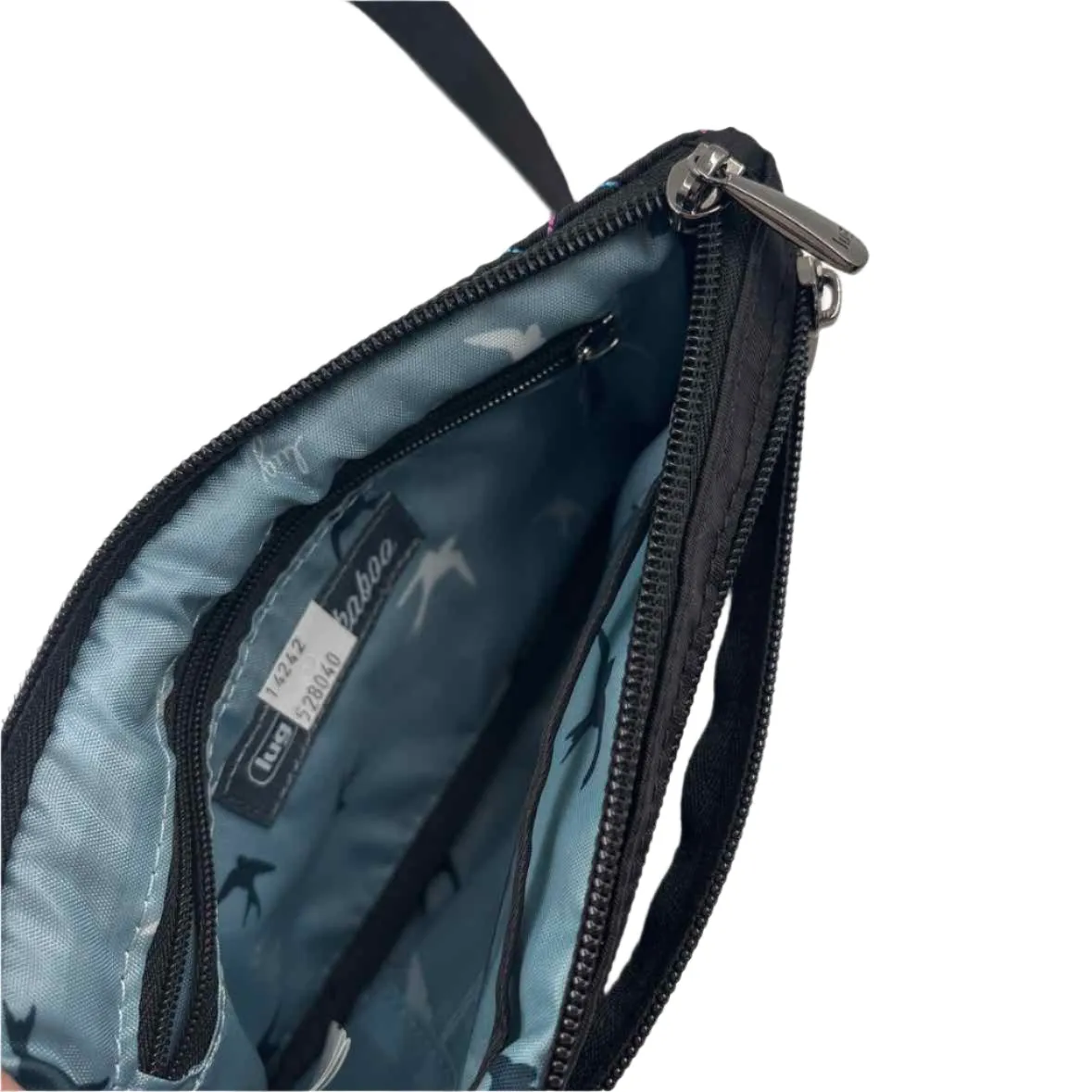 LUG Cross Quilted Crossbody w/Multi-Color Stitching