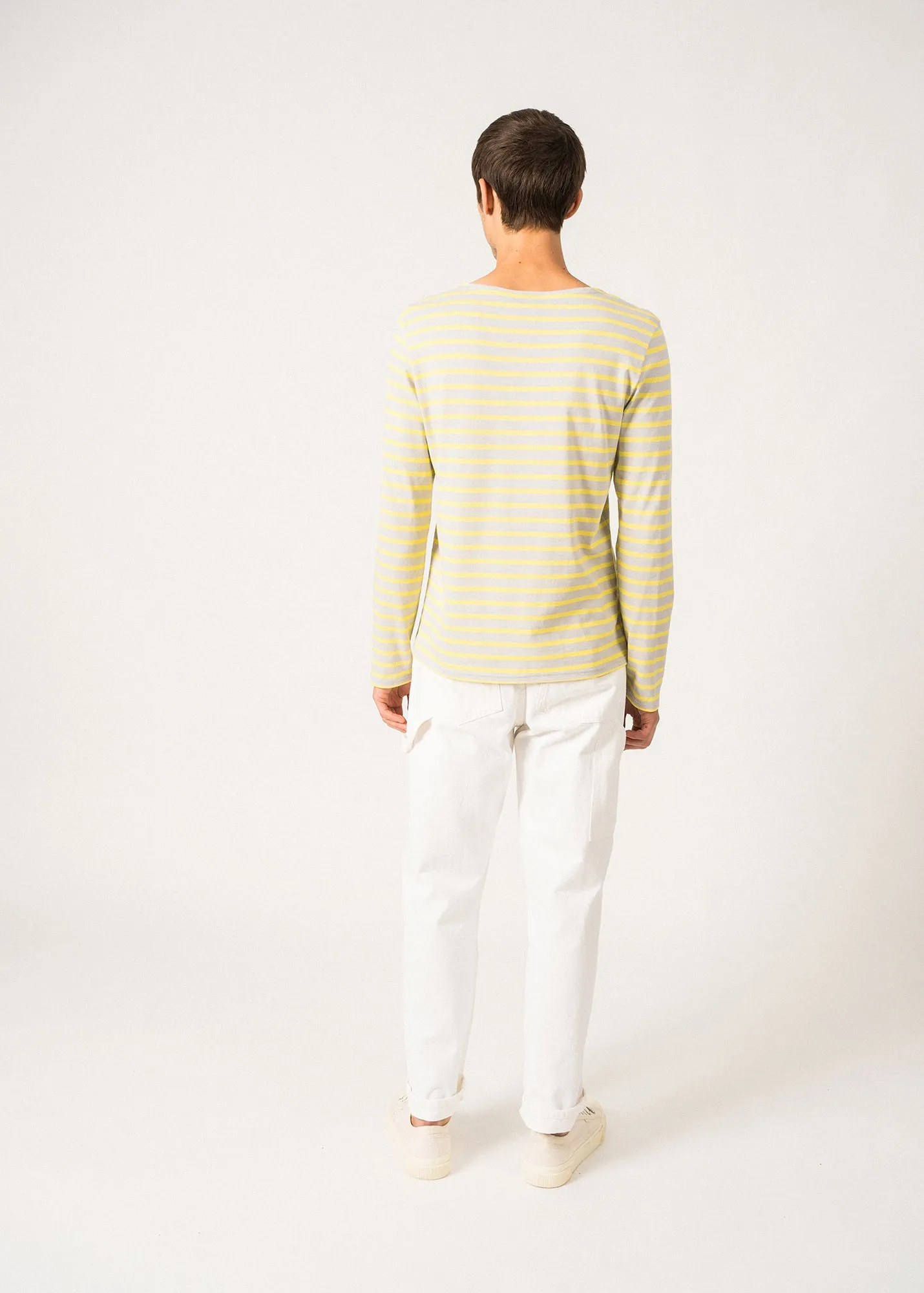 Marinire Minquiers - en coton lger (GRIS LIGHT/ACIDULE)