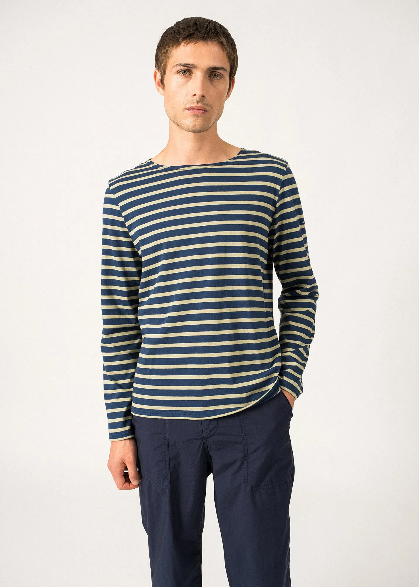 Marinire Minquiers - en coton lger (MARINE/AMANDIER)