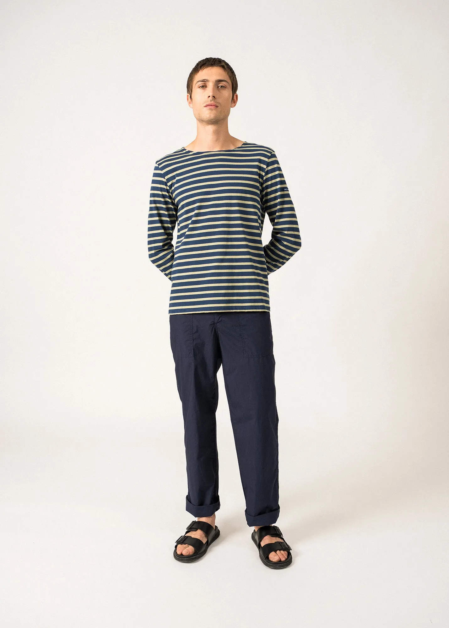 Marinire Minquiers - en coton lger (MARINE/AMANDIER)