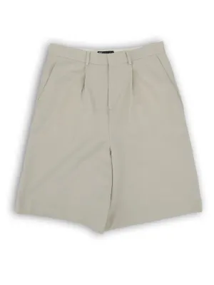 Men's Plain Solid Short,Light Beige