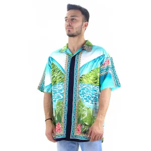 Men's Printed Dress Shirt,Multi