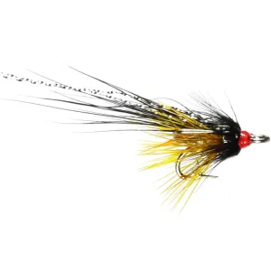 Micro Black and Silver Treble Flies