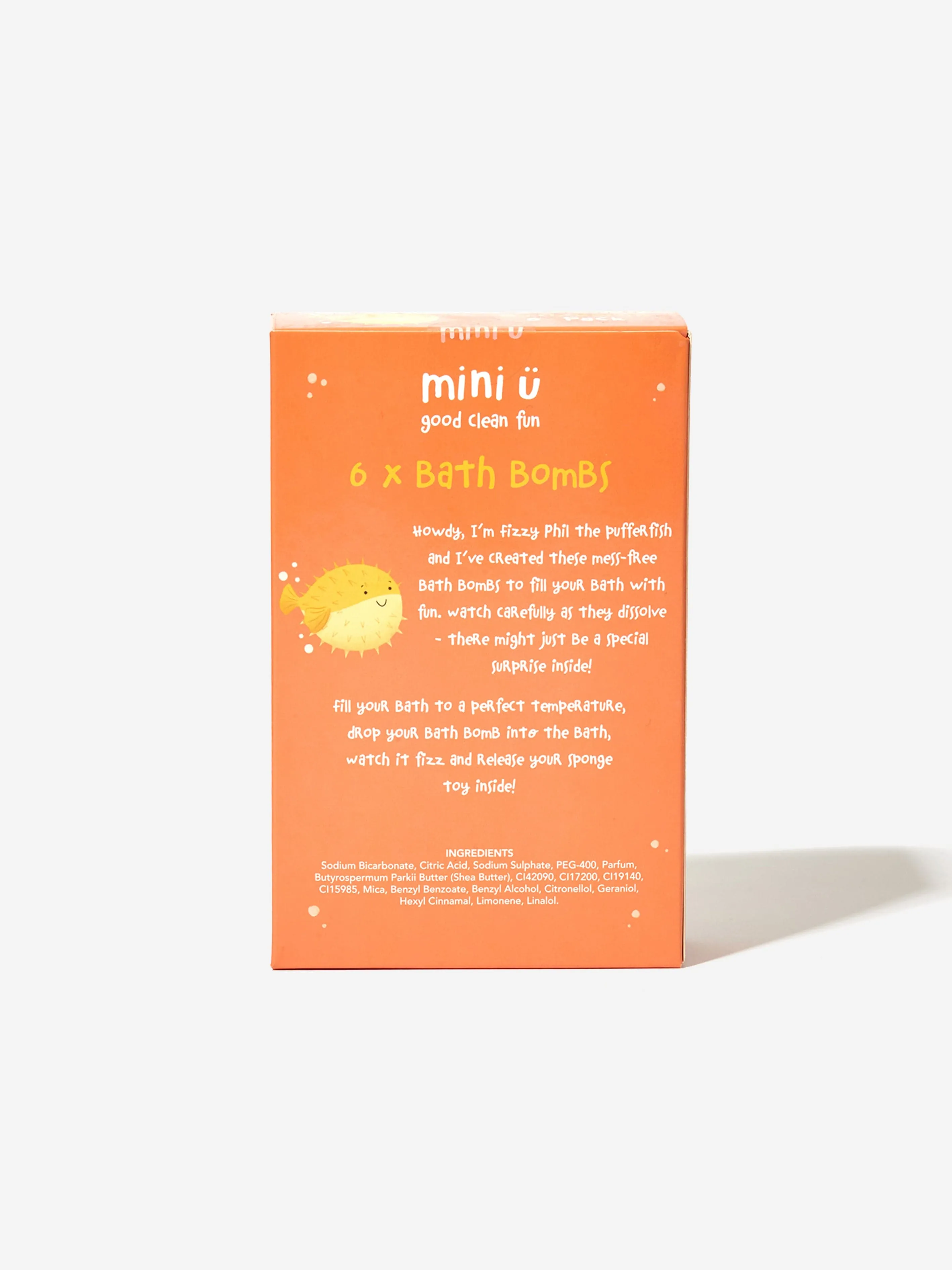 Mini U Kids Bath Bombs (6 Pack) in Multicolour