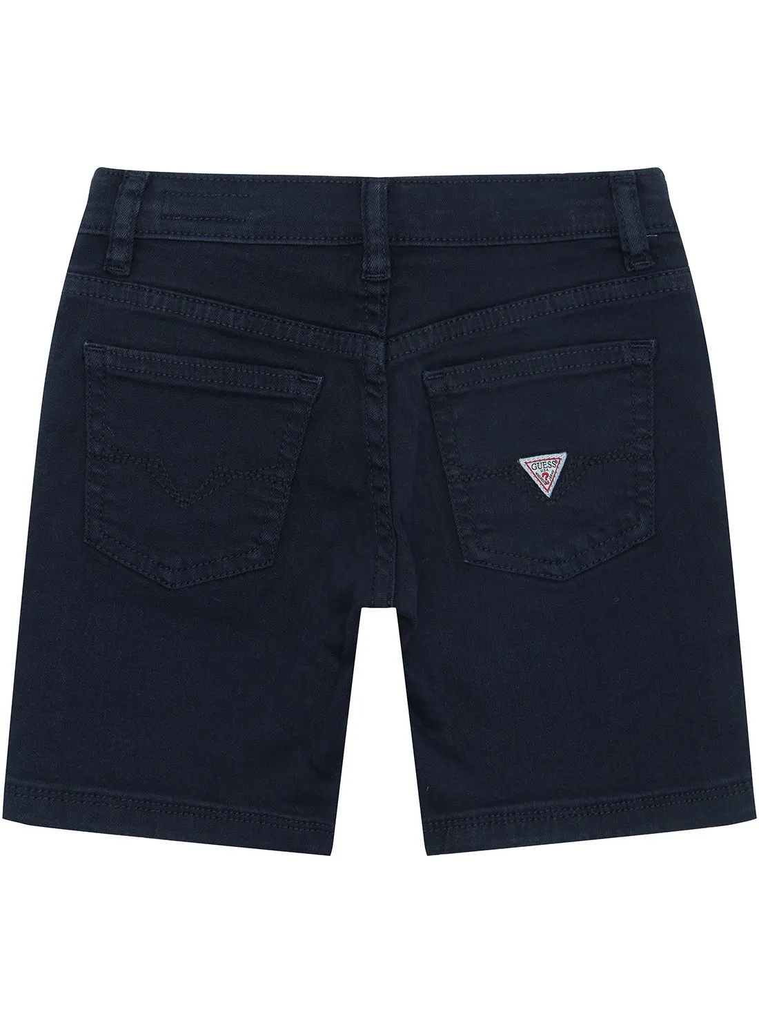 Navy Bull Denim Shorts Guess