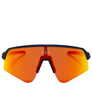 Oakley Team USA Sutro Lite Sweep - Navy/Prizm Ruby