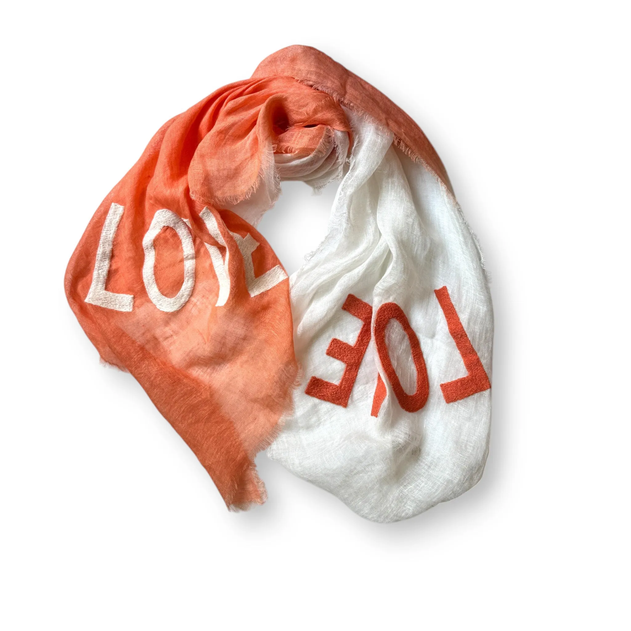 OMBRE LINEN LOVE SCARF