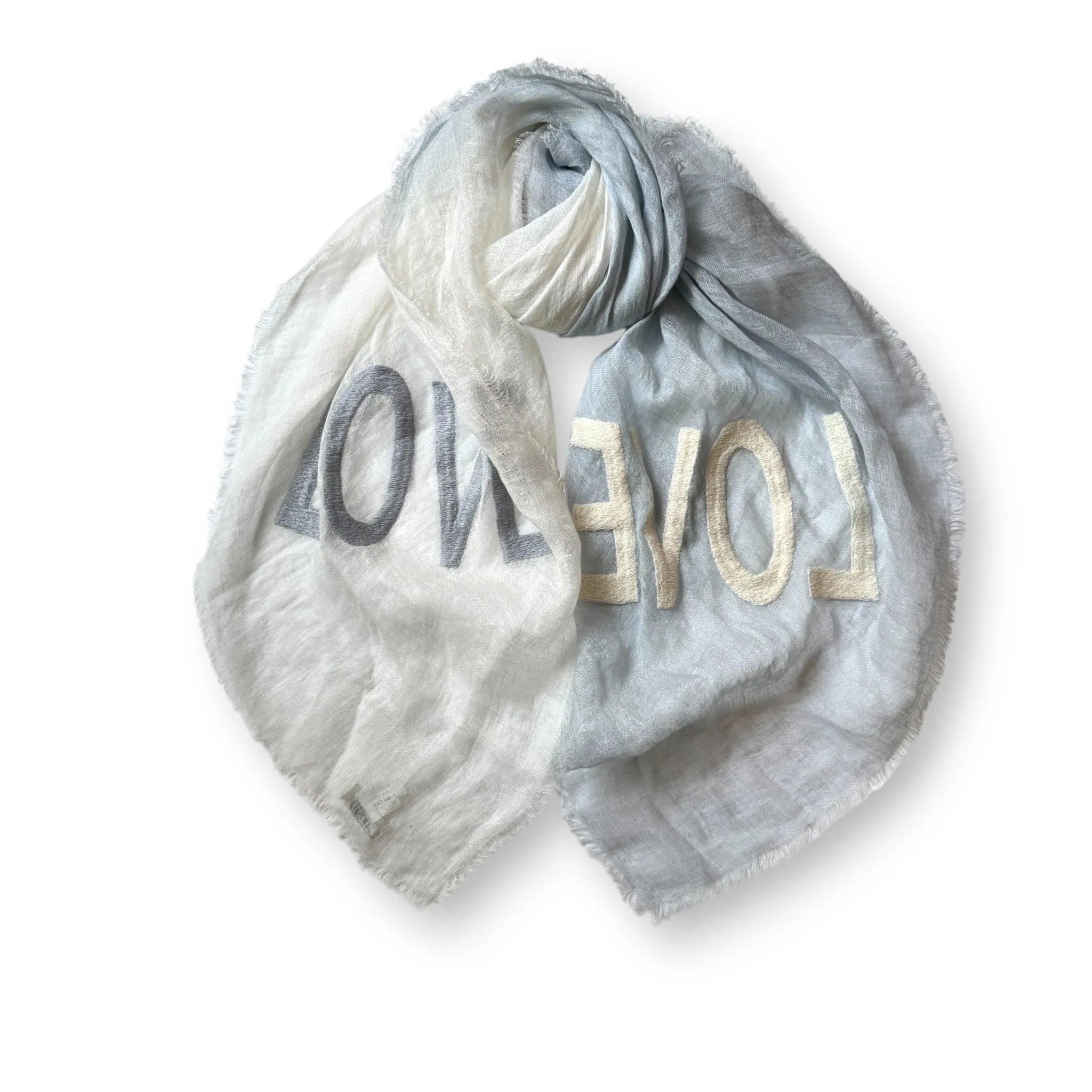OMBRE LINEN LOVE SCARF