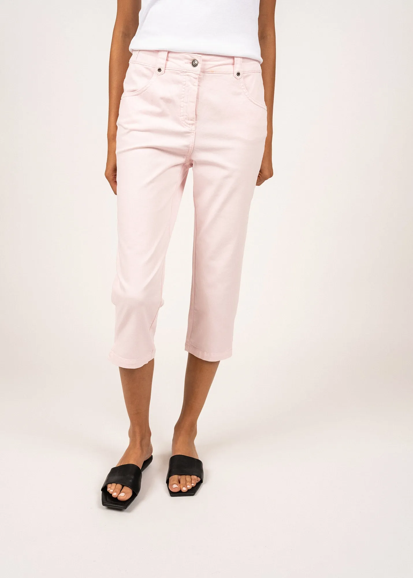 Pantacourt Elodie - en coton (ROSE)