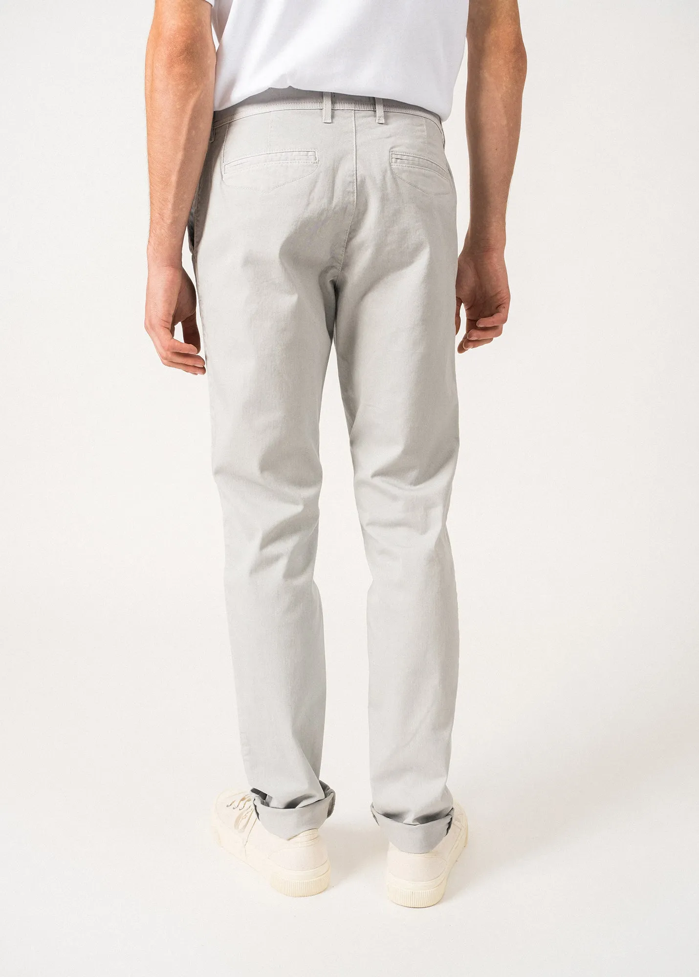 Pantalon chino Voile Et - en coton (GRIS)