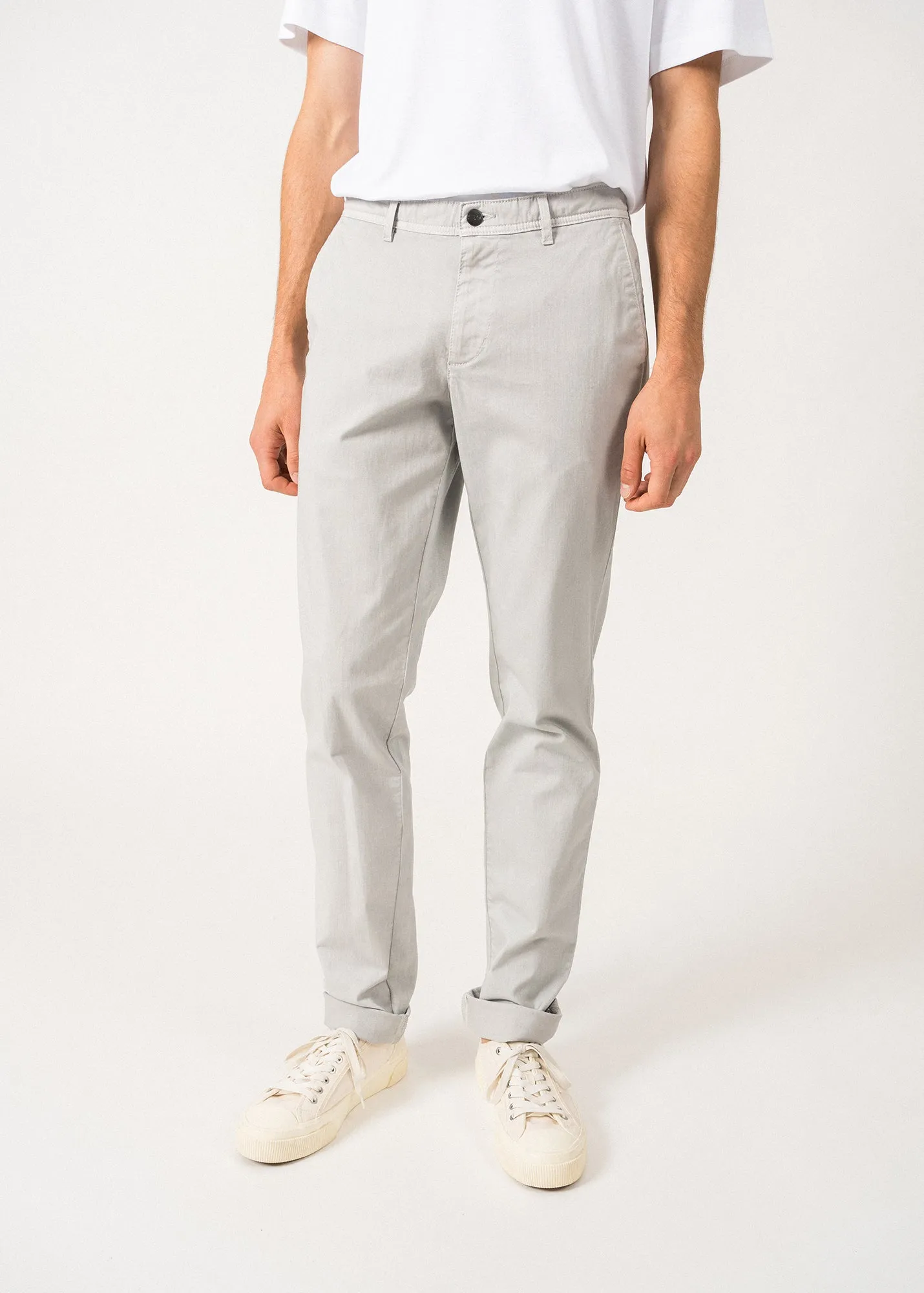 Pantalon chino Voile Et - en coton (GRIS)