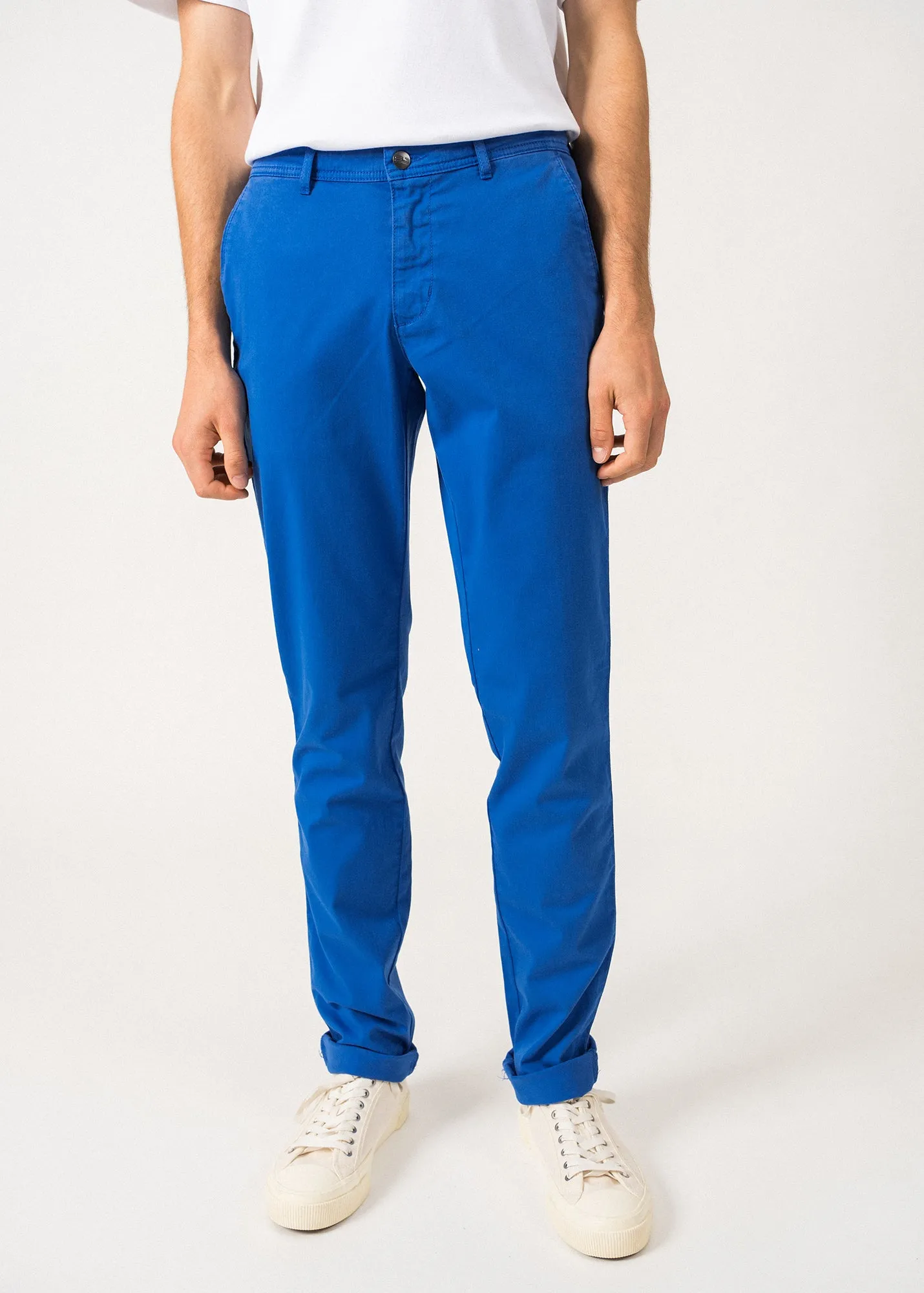 Pantalon chino Voile Et - en coton (MER)