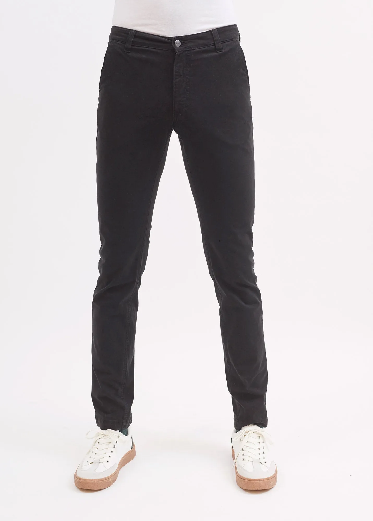 Pantalon chino Voile Hiver - en coton (NOIR)