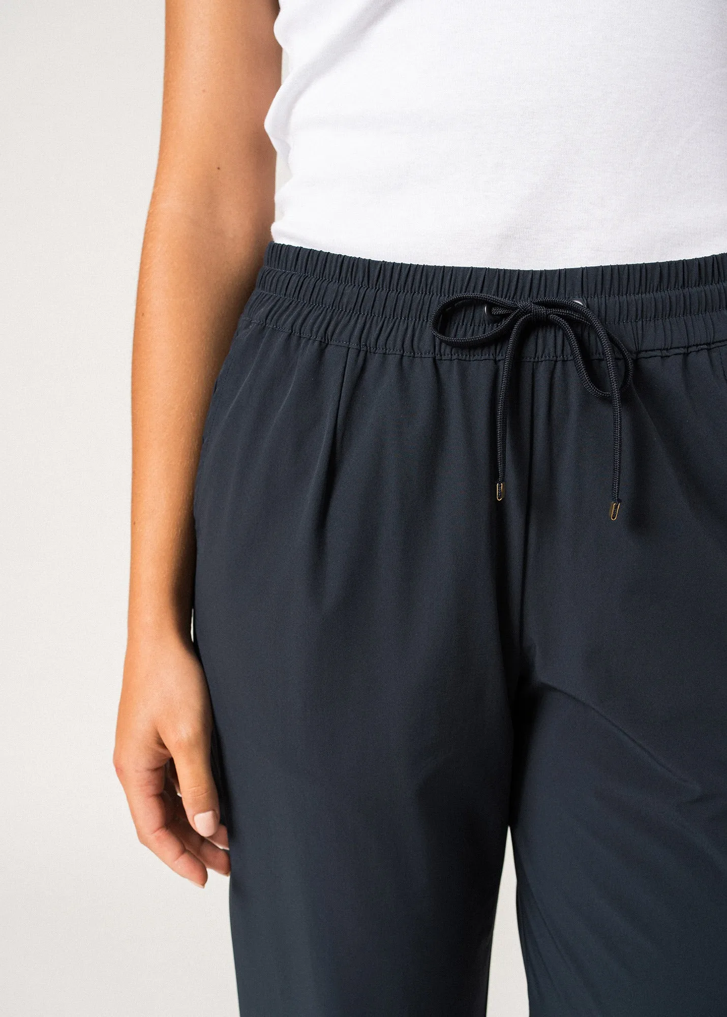 Pantalon droit Dborah - en polyamide (MARINE)