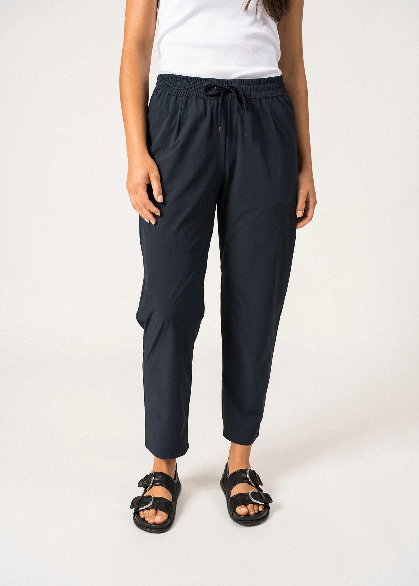 Pantalon droit Dborah - en polyamide (MARINE)